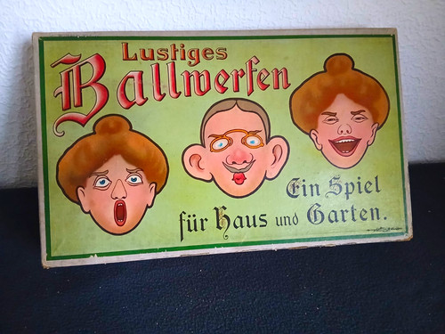 Antik lustiges ballwerfen - antik, ,
