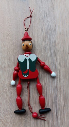 Hampelmann holz pinocchio - hampelmann,