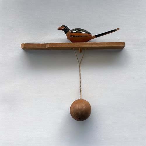 Antikes holzspielzeug vogel - antikes,