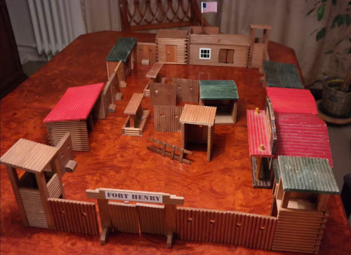 Altes fort henry holz - altes,