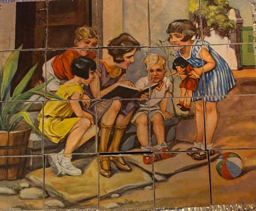 Holzpuzzel antike 1920er - antike,