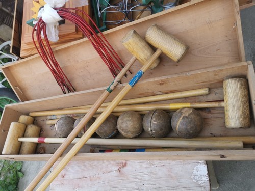 Vintage croquet set - croquet, holz