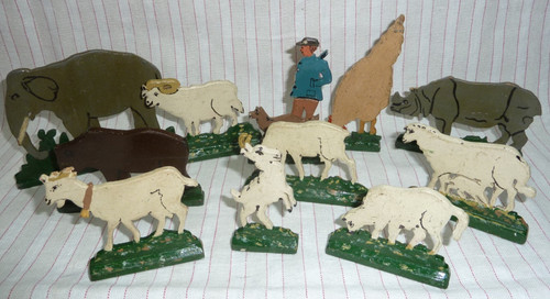 Spielfiguren tiere holz - spielfiguren,