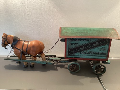 Großes antikes pferdegespann - antikes,