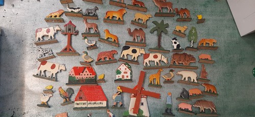 Konvolut holzspielzeug tiere - holzspielzeug,