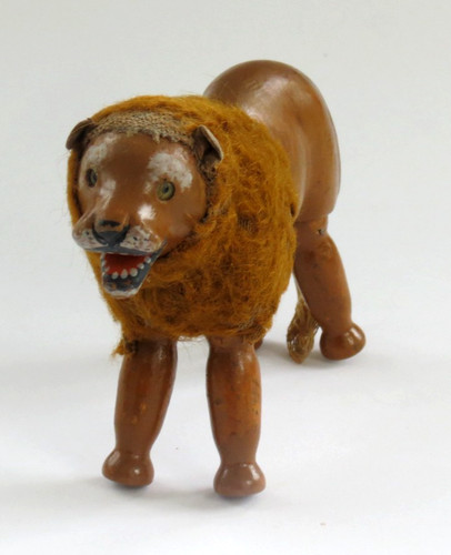 Vintage holz figur löwe - holz,