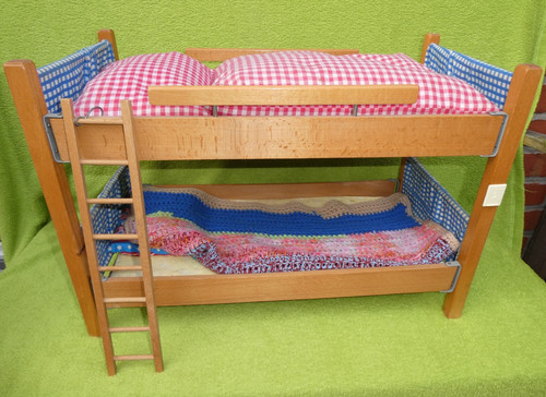 Puppenetagenbett holz vintage - puppenetagenbett,