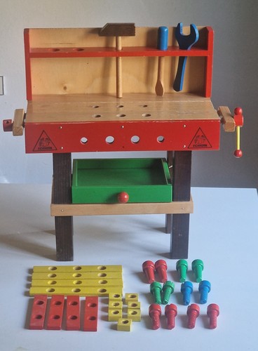 Vintage eichhorn holzwerkbank - vintage,