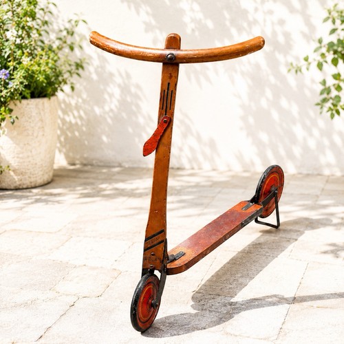 Vintage holzroller antik - holzroller,