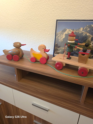 Holz nachziehspielzeug 2 - holz, nachziehspielzeug: