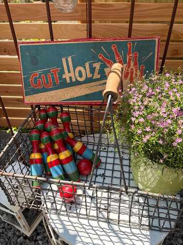Altes kinder kegelspiel gut - kinder,