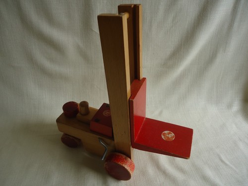 Gabelstapler holzspielzeug - gabelstapler,