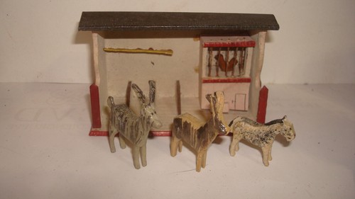 Alter miniatur pferdestall - alter,